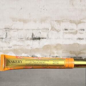 Nakery Plumping + Line-Smoothing Lip Treatment Peach Bellini NEW